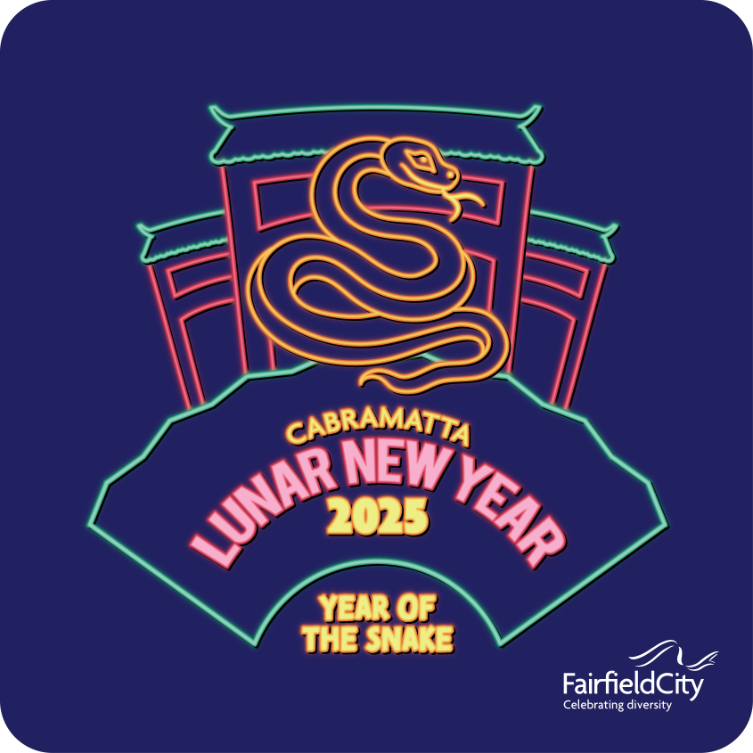 2025 Lunar New Year badge.